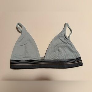 Dolce Vita Blue & Navy Striped Band bathing suit top